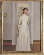 Fernand Khnopff Portrait of Marguerite Khnopff oil on canvas